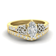 marquise-cut-diamond-celtic-two-tone-bridal-matching-set-in-yellow-gold-fdens2255mqsleep-nl-yg-ws4.jpg